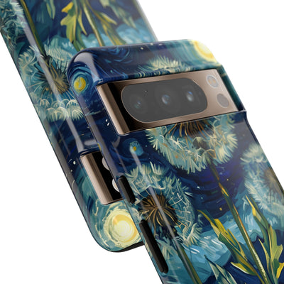 Starry Dandelion Swirl · Tough Phone Case for Google Pixel