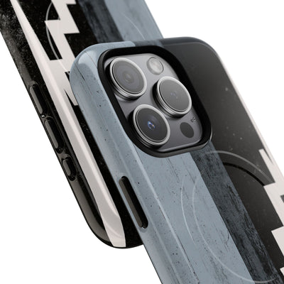 Grey Tough 2.0 Magsafe Phone Case for iPhone - Industrial Concrete Void