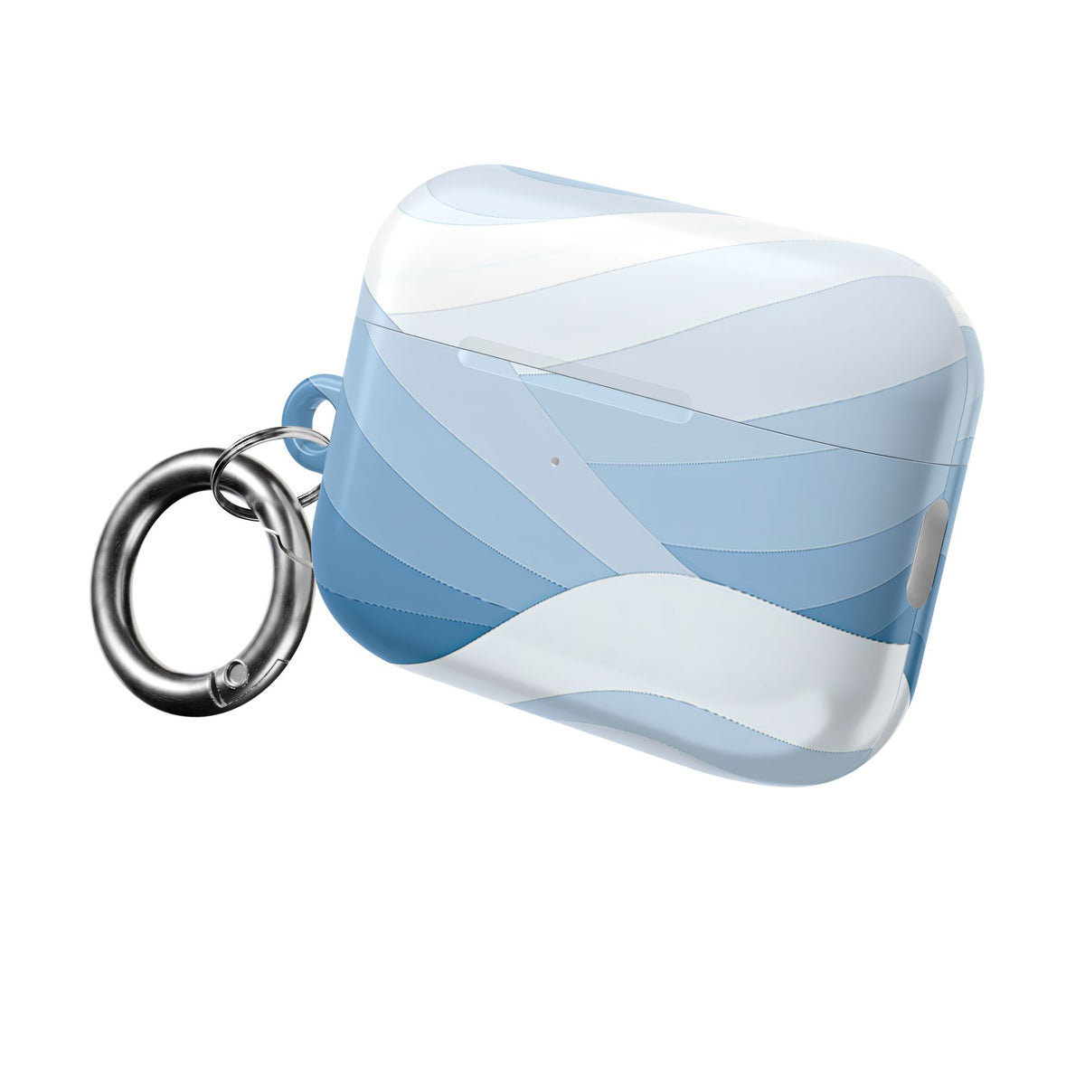 Glacial Contour · Hard Case for AirPods & AirPods Pro · Blue