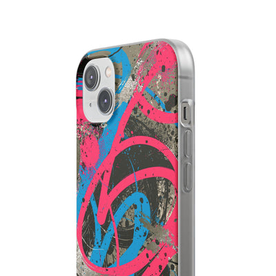 Cyber Splatter Flow · Lite Phone Case for iPhone ·  Pink