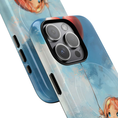 Heart Balloon Whimsy iPhone 15 Pro Case - Tough+