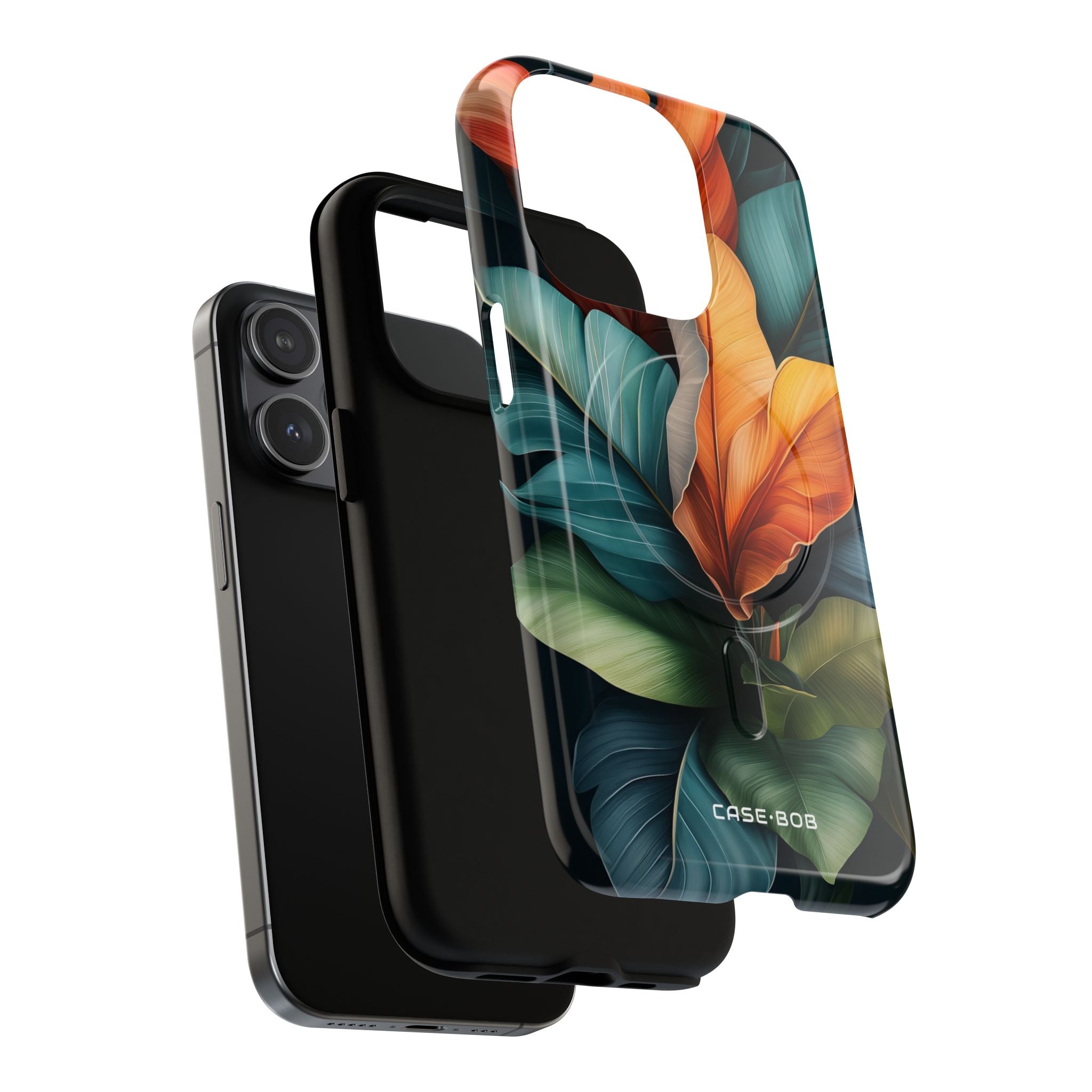 Tropical Leafburst iPhone 15 Pro Case - Tough+
