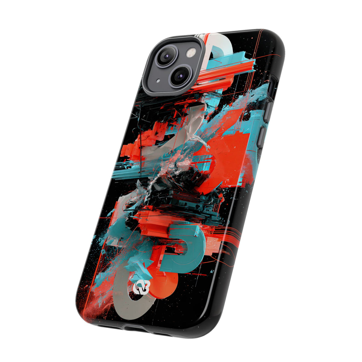 Fragmented Cyber Core · Tough Phone Case for iPhone · Black