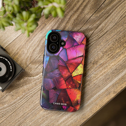 Cracked Prism iPhone 16 Case - Tough