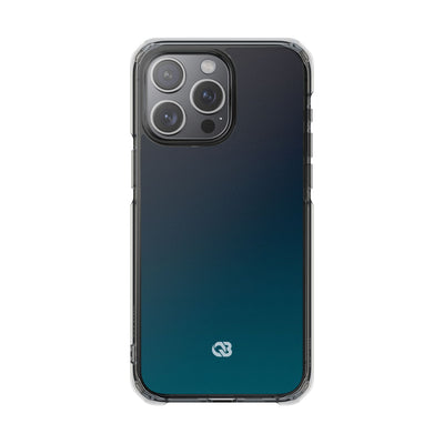 Teal Impact MagSafe Phone Case for iPhone - Abyss Teal Haze