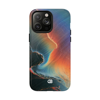 Prismatic Aura Shift · Tough 2.0 Magnetic Phone Case for iPhone · Blue