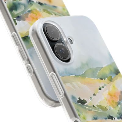 Verdant Mist Valleys · Soft Phone Case for iPhone