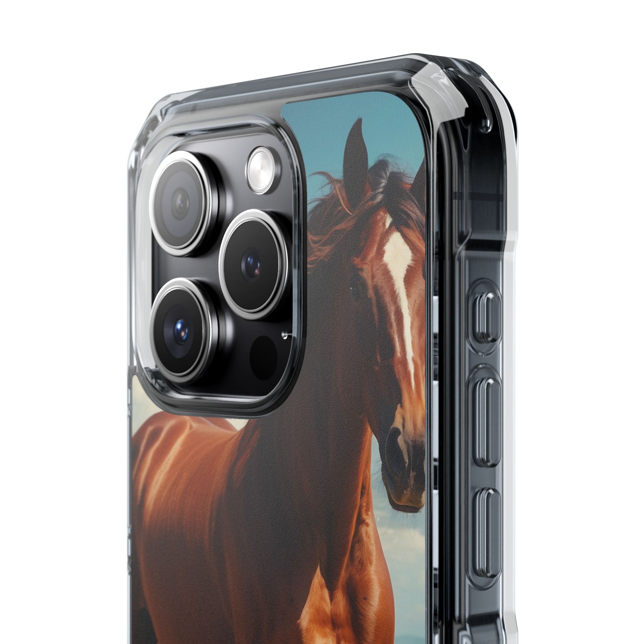 Blazing Horse iPhone 15 Pro Cover - Impact