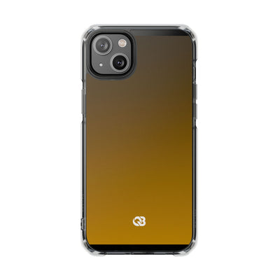 Golden Umber · Clear Impact Magnetic Phone Case for iPhone · Gold