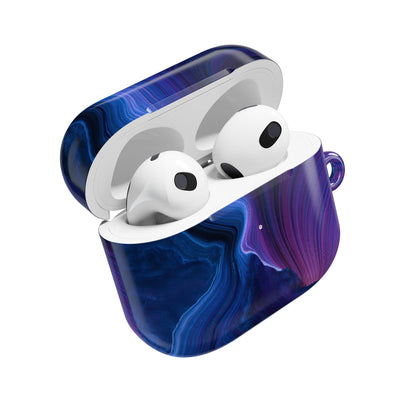 Radiant Strata · Hard Case for AirPods & AirPods Pro · Blue
