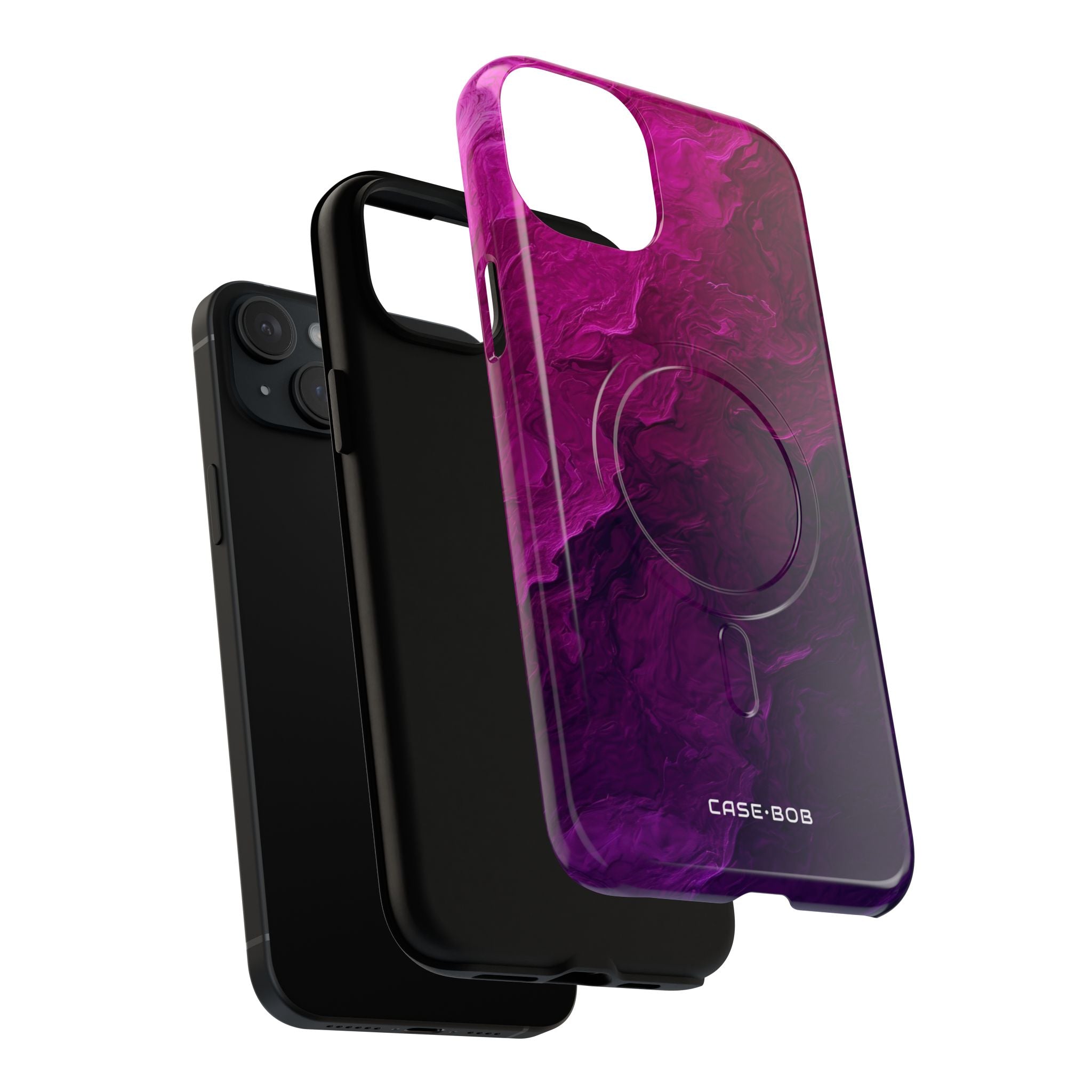Violet Swirl iPhone 15 Plus hoesje - Tough+