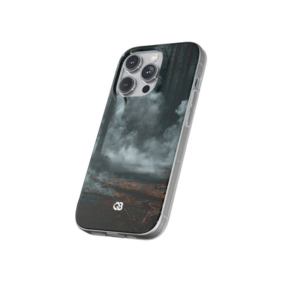 Shadowed Pine Mist · Lite Phone Case for iPhone ·  Black