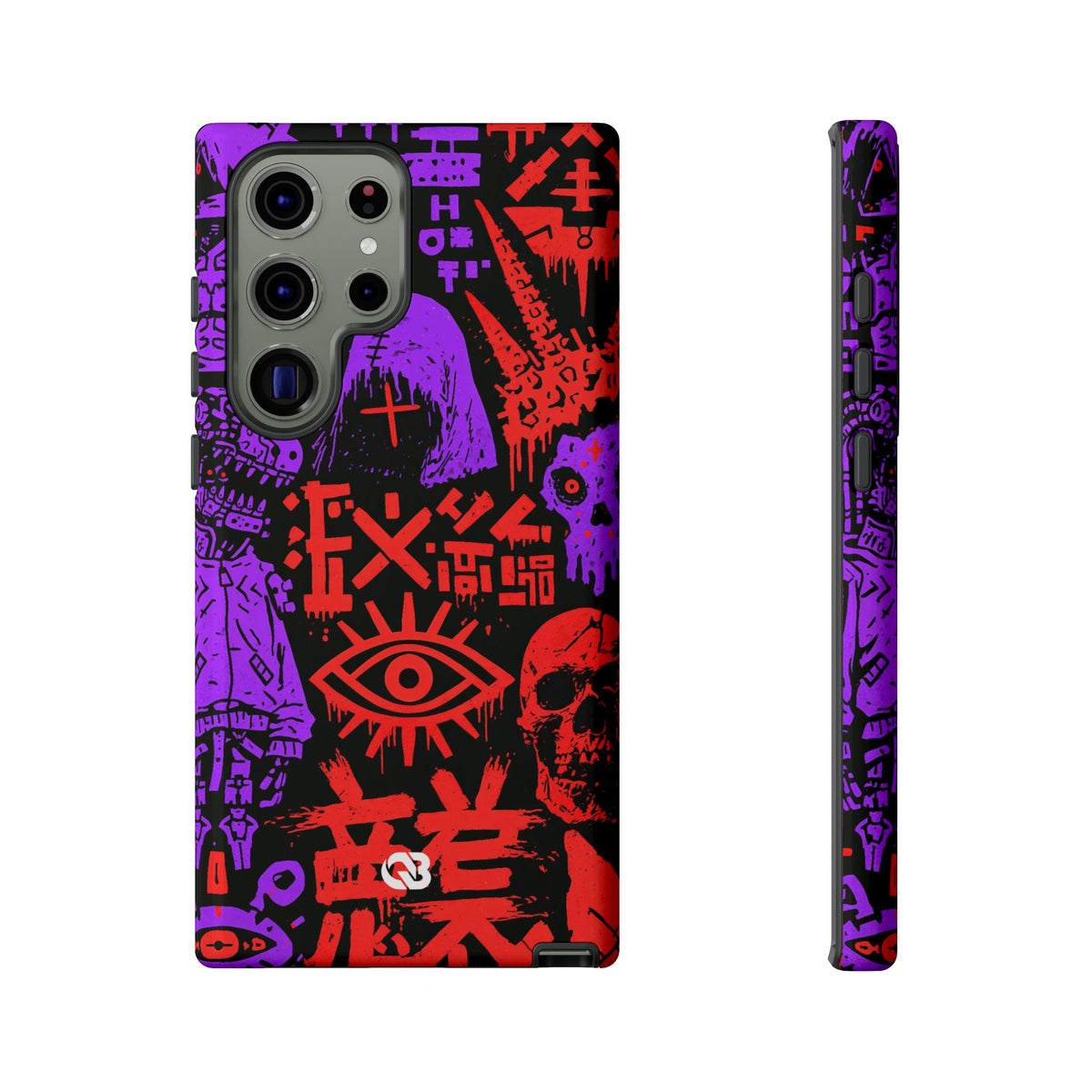 Underground Cyber Glyphs · Tough Phone Case for Samsung · Black