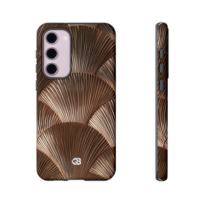 Rose Gilded Fan · Tough Phone Case for Samsung · Gold
