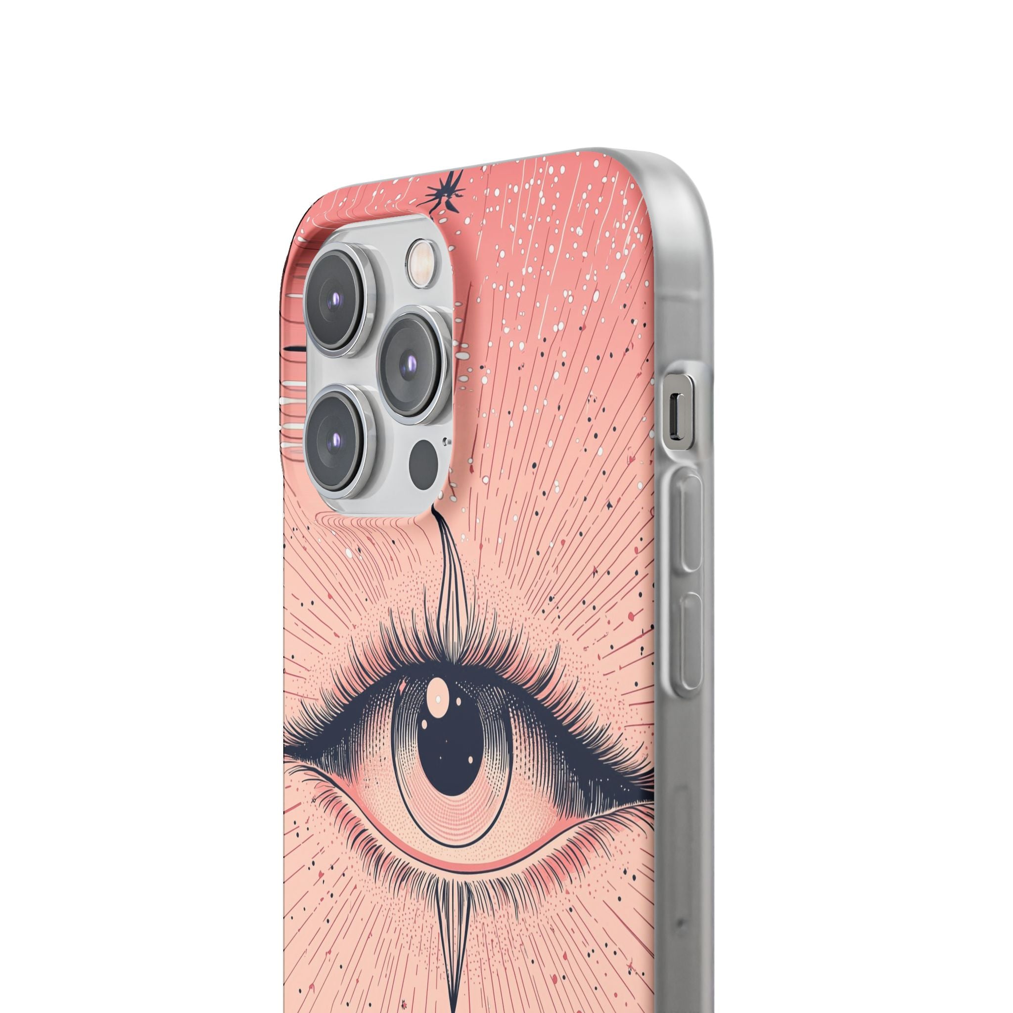 Obsidian Cosmic Gaze · Soft Phone Case for iPhone