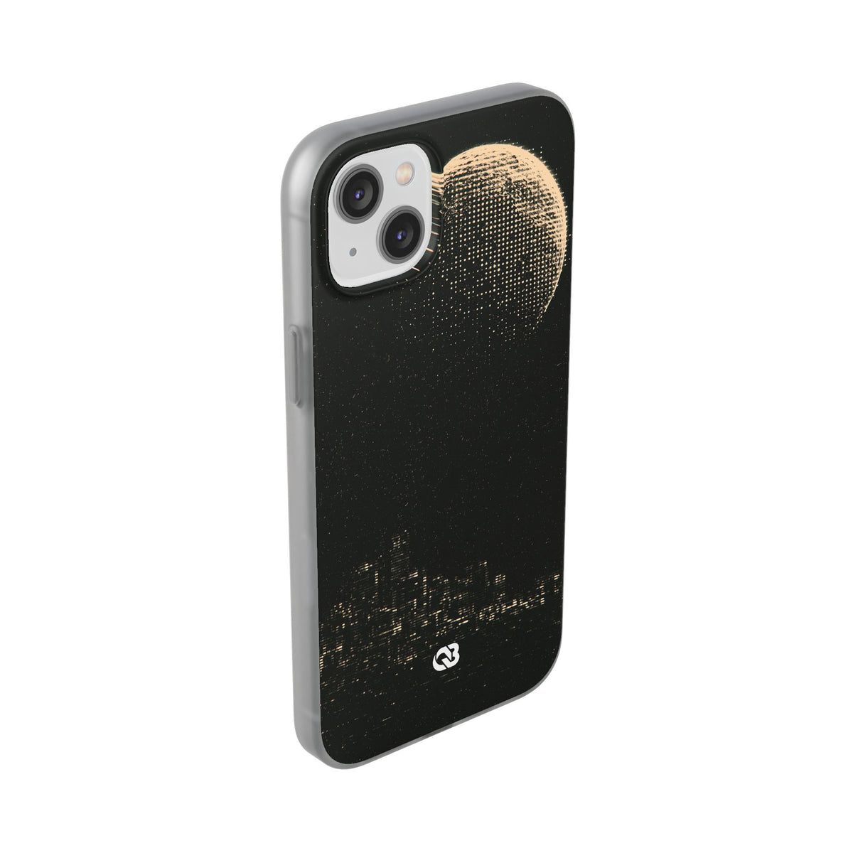 Lunar Metropolis Nocturne · Lite Phone Case for iPhone ·  Black