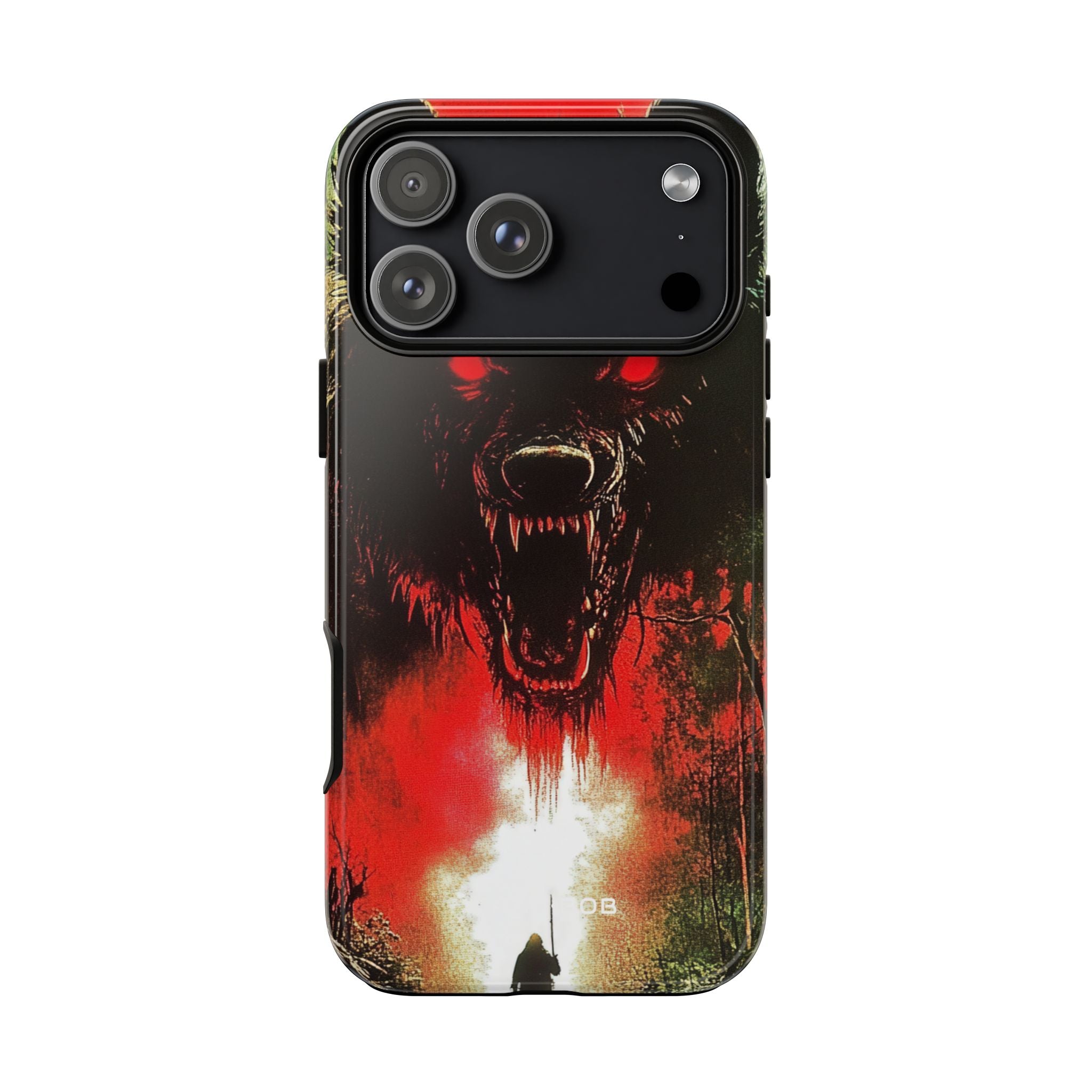 Crimson Wolf iPhone 17 Pro Max Case - Tough - CASE•BOB
