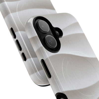Sculpted Dune Relief · Tough 2.0 Magnetic Phone Case for iPhone · White