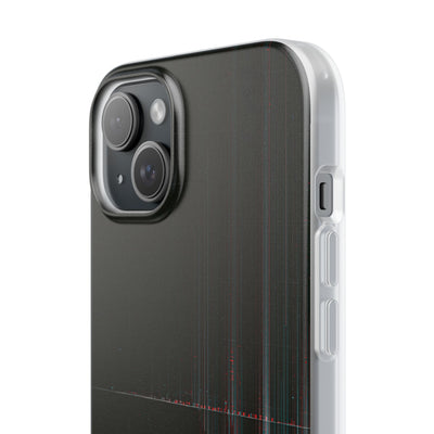 Black Lite Phone Case for iPhone - Corrupted Data Stream