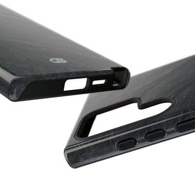 Black Tough Phone Case for Samsung - Midnight Slate Ridge