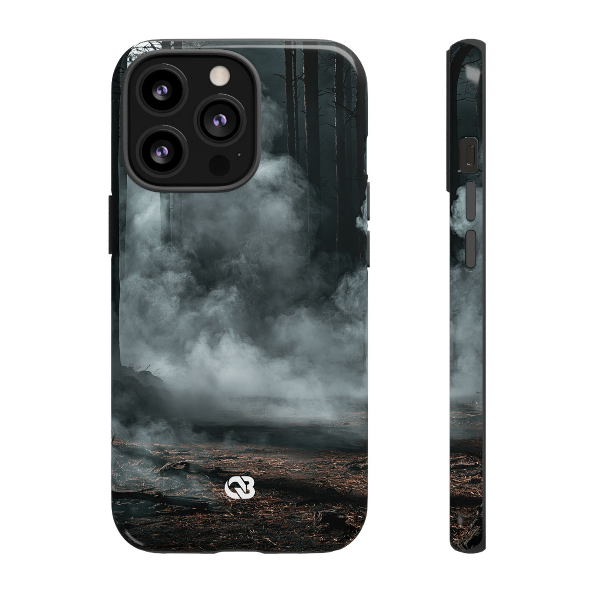 Shadowed Pine Mist · Tough Phone Case for iPhone · Black