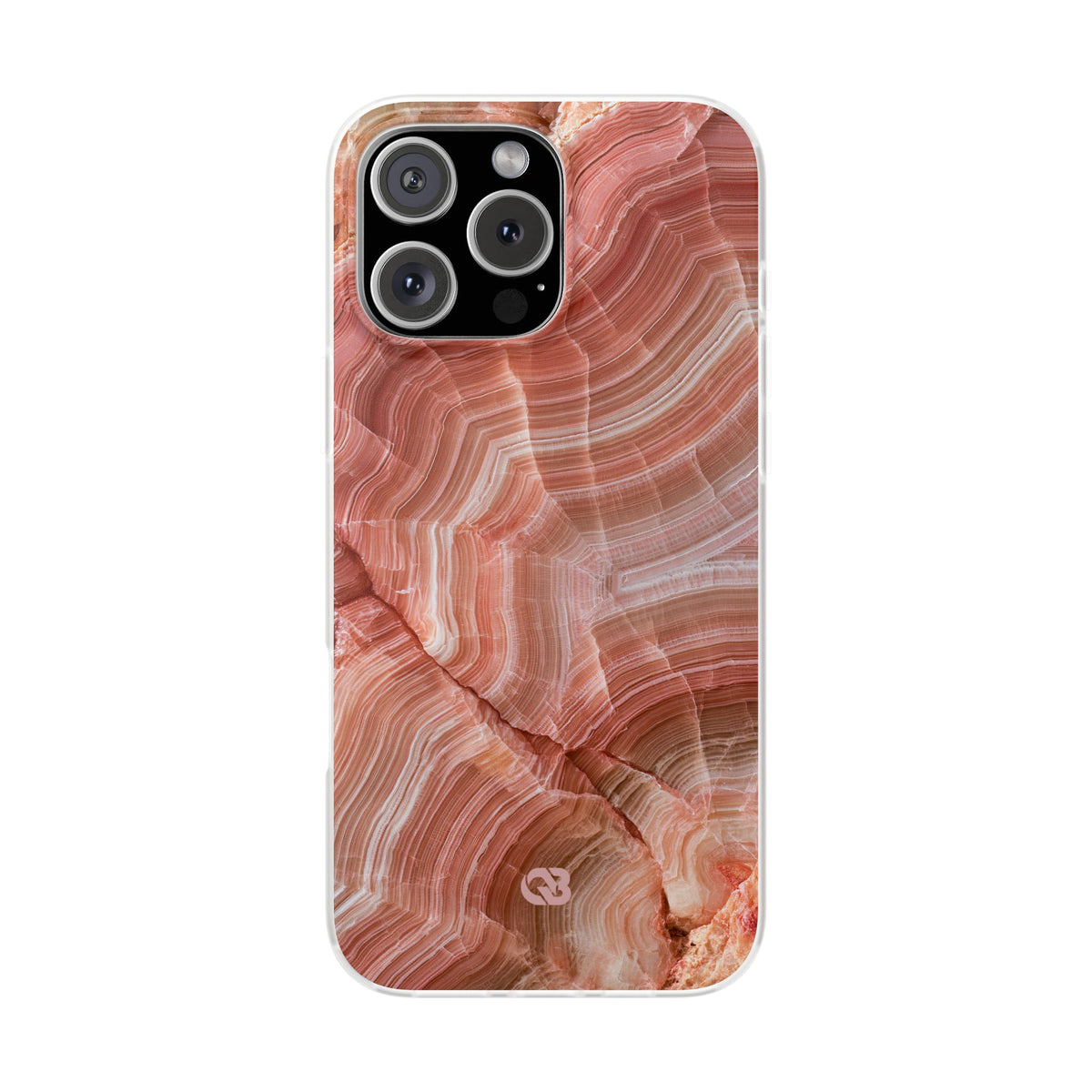 Blushing Rose Strata · Lite Phone Case for iPhone ·  Pink