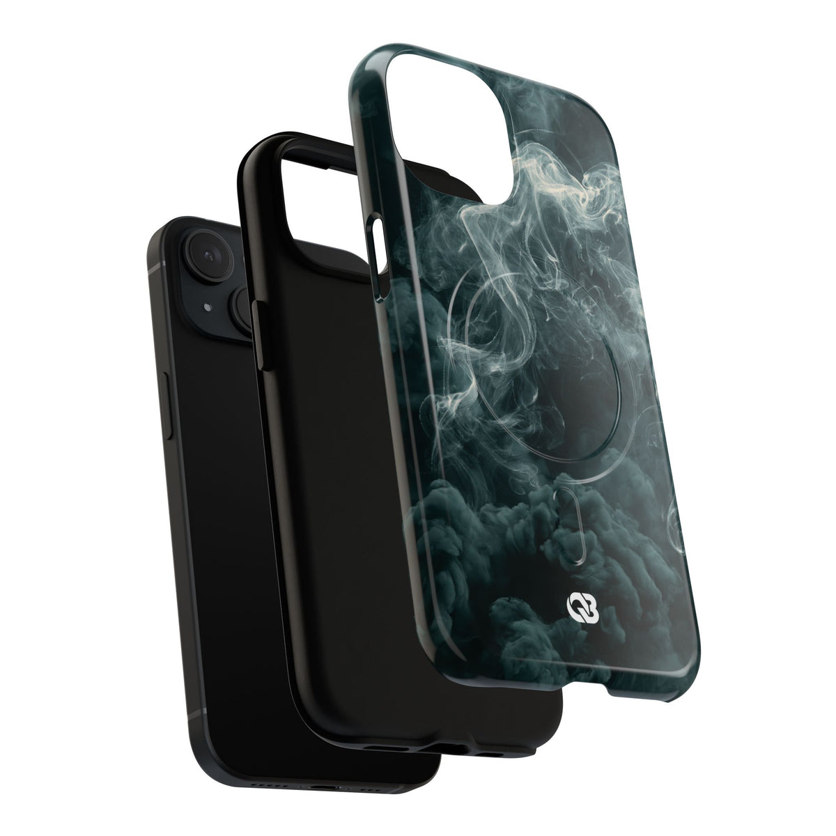 Luminescent Vapor Drift · Tough 2.0 Magnetic Phone Case for iPhone · Teal