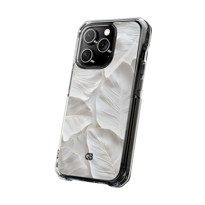Sculpted Ivory Leaves · Impact Phone Case for iPhone · Magsafe