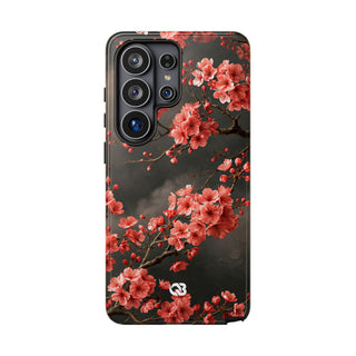 Dark Sakura Nocturne · Tough Phone Case for Samsung · Black