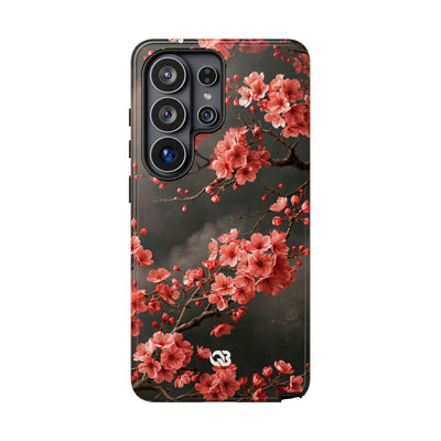 Dark Sakura Nocturne · Tough Phone Case for Samsung · Black