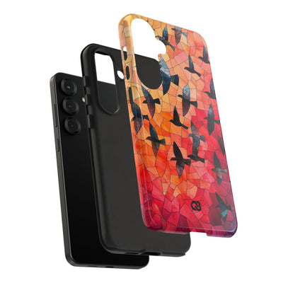 Ember Mosaic Wings · Tough Phone Case for Samsung