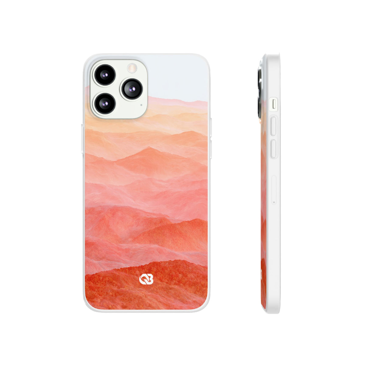 Alpenglow Ridge Vista · Lite Phone Case for iPhone ·  Orange