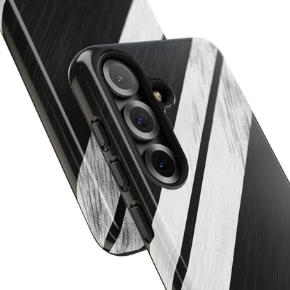 Distressed Stripe Motion Samsung S25 Case - Tough