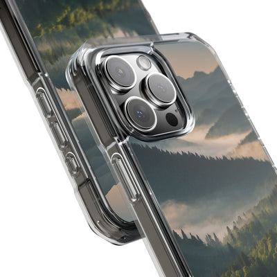 Foggy Mountain Ridge · Impact Handyhülle für iPhone · Magsafe