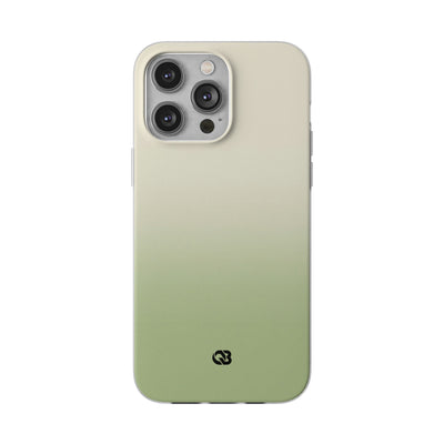 Green Lite Phone Case for iPhone - Bone Sage Fade