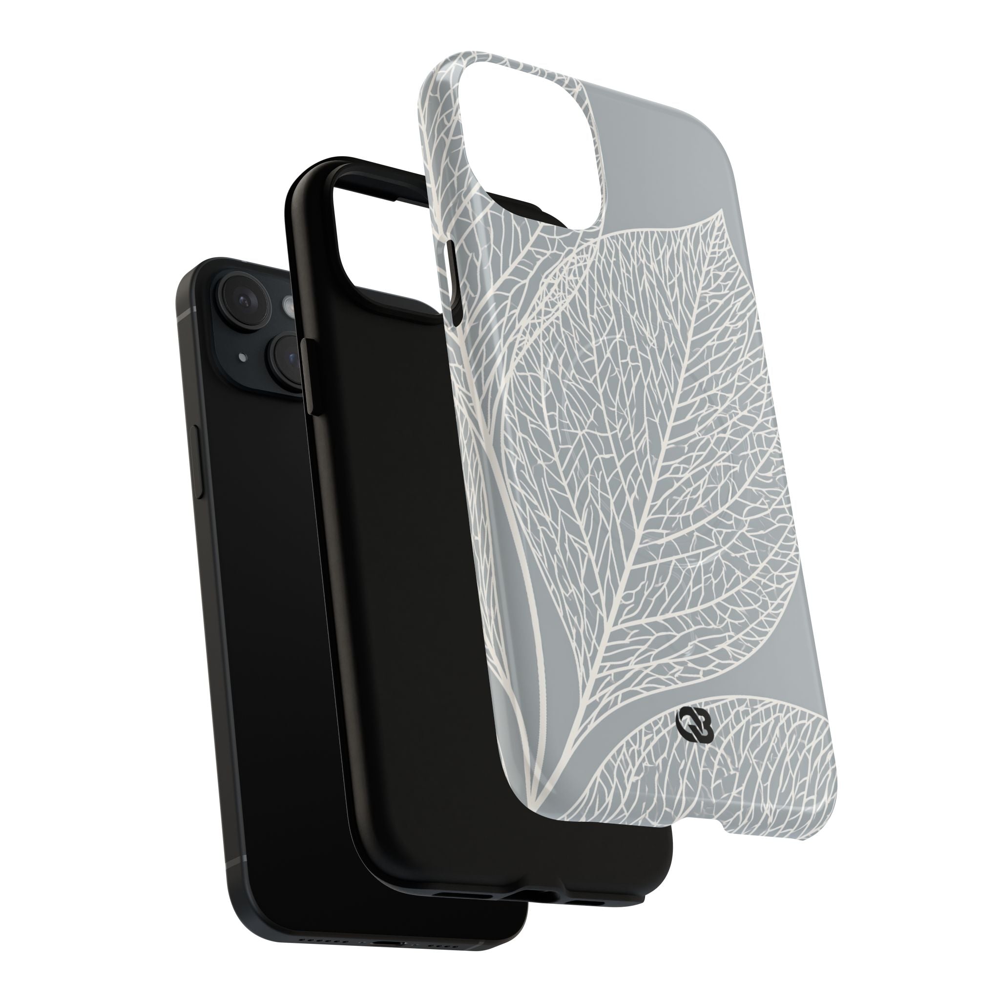 Grey Tough 2.0 Magsafe Phone Case for iPhone - Frosted Ash Veins
