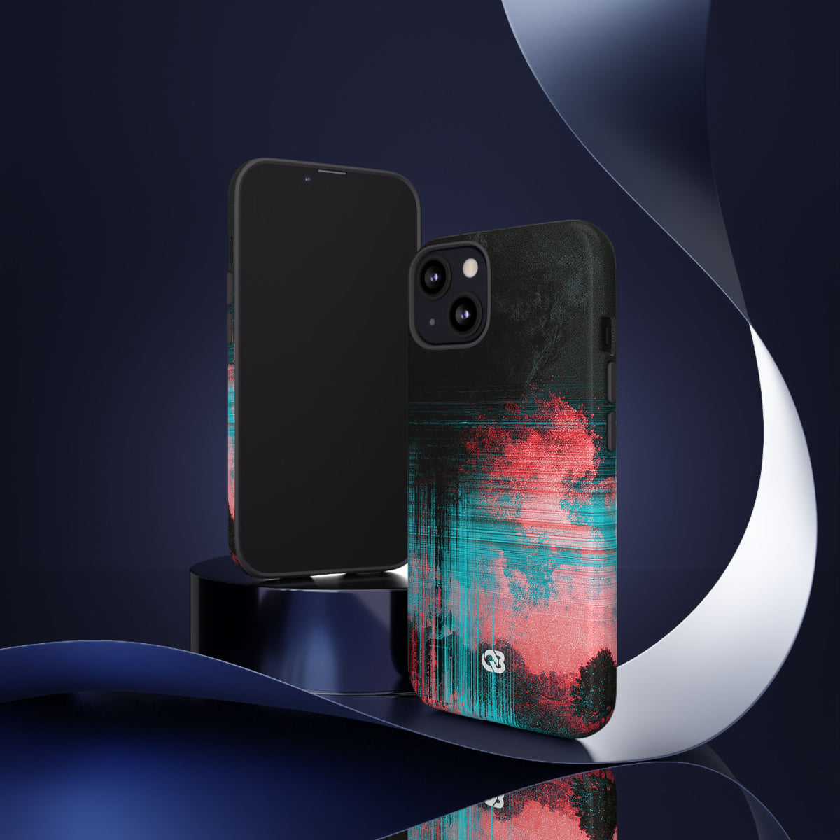 Digital Signal Drift · Tough Phone Case for iPhone · Black