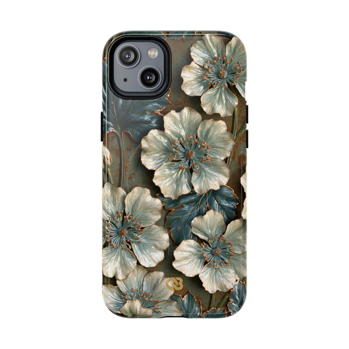 Gilded Blossom Reverie · Tough 2.0 Magnetic Phone Case for iPhone · Teal