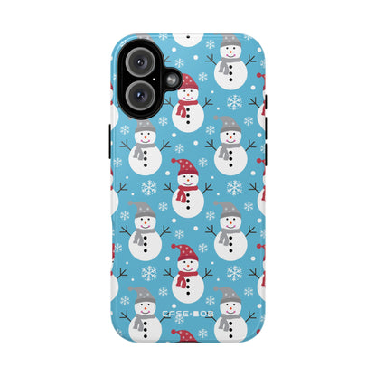 Snowmen Frost iPhone 16 Plus Case - Tough