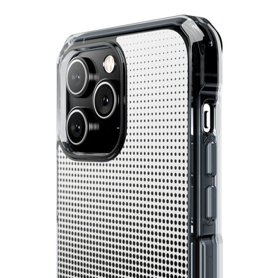 Black Impact MagSafe Phone Case for iPhone - Obsidian Halftone Flux