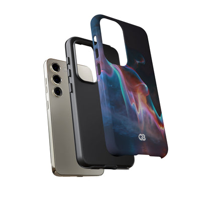 Neon Waveform · Tough Phone Case for Samsung · Black