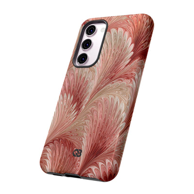 Blush Petal Plume · Tough Phone Case for Samsung · Pink