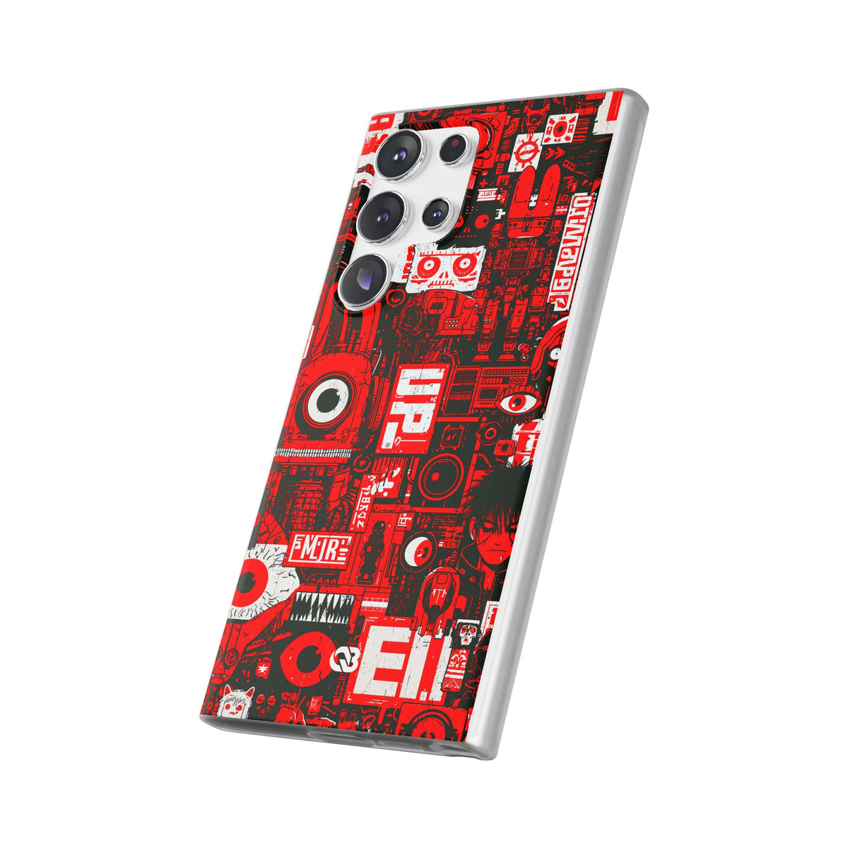 Neo Mecha Collage · Lite Phone Case for Samsung · Red