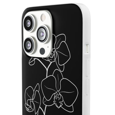 Midnight Orchid · Lite Phone Case for iPhone ·  Black