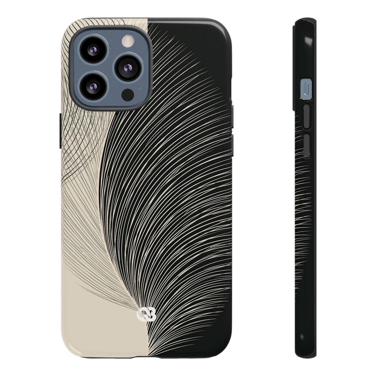 Minimal Frond Study · Tough Phone Case for iPhone · Black