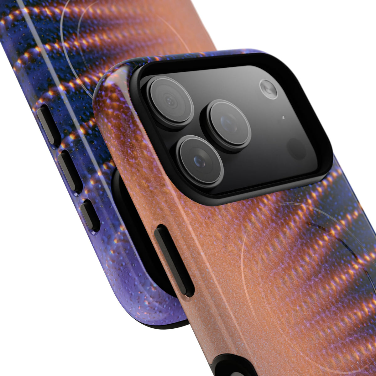 Luminous Aura Burst · Tough 2.0 Magnetic Phone Case for iPhone · Blue