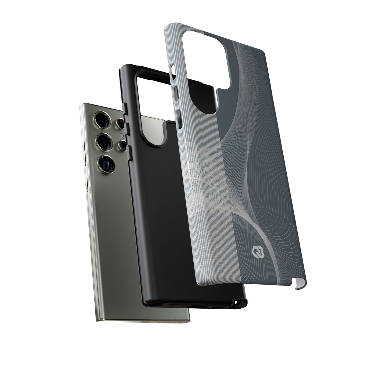 Kinetic Horizon · Tough Phone Case for Samsung · Grey