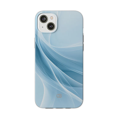 Blue Lite Phone Case for iPhone - Arctic Silk Drift