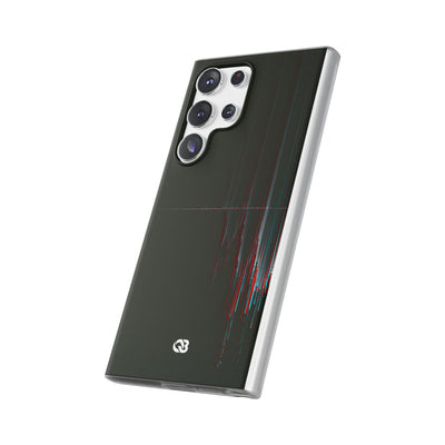 Black Lite Phone Case for Samsung - Corrupted Data Stream