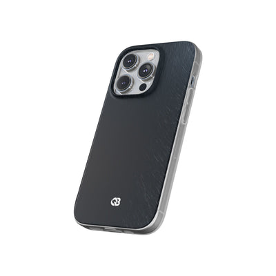 Brushed Obsidian Steel · Lite Phone Case for iPhone ·  Black
